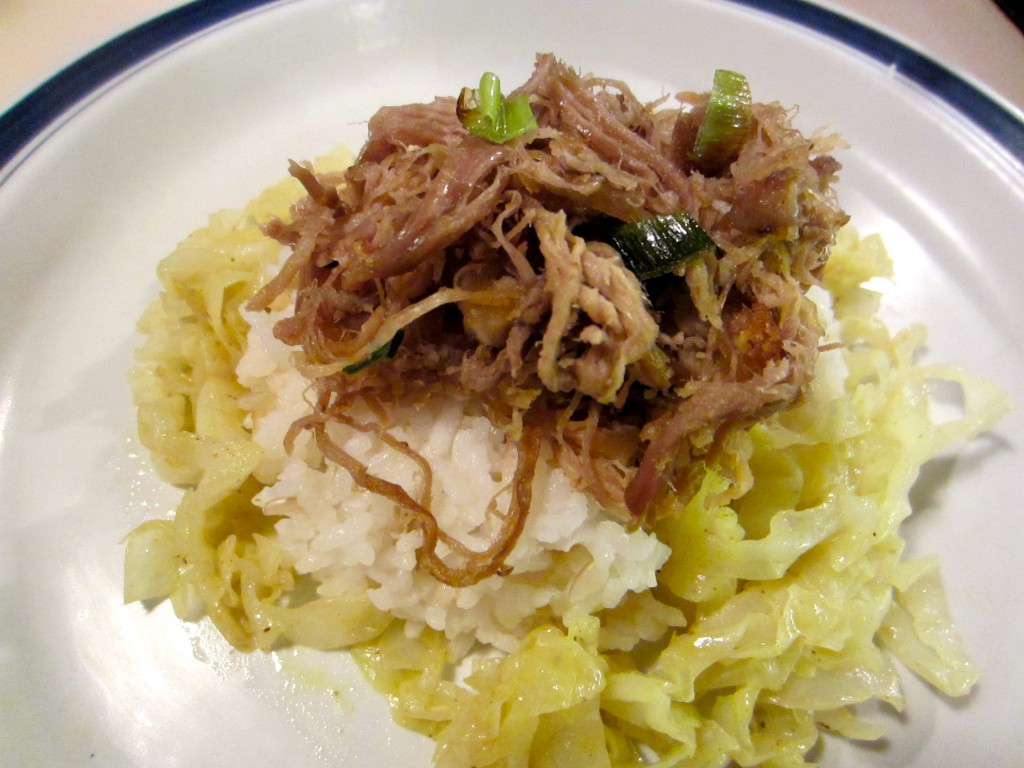 cabbage and kalua